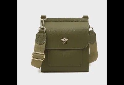 Alice Wheeler Olive Bloomsbury Cross Body Bag
