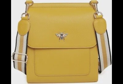 Alice Wheeler Ochre Bloomsbury Cross Body Bag Large
