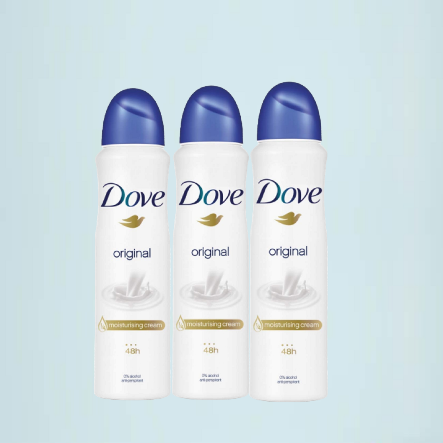 Dove Antiperspirant Deodorant Spray 5.0 oz Original (pack of 3)