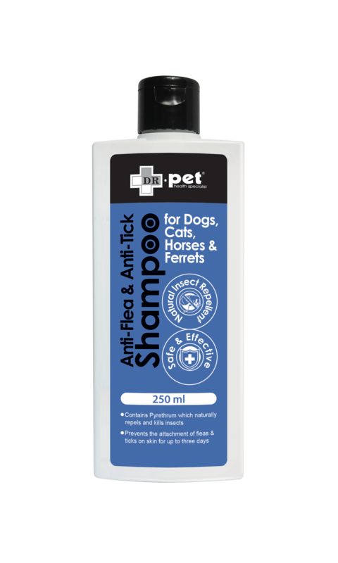 Anti-Flea & Anti-Tick Shampoo (Blue)