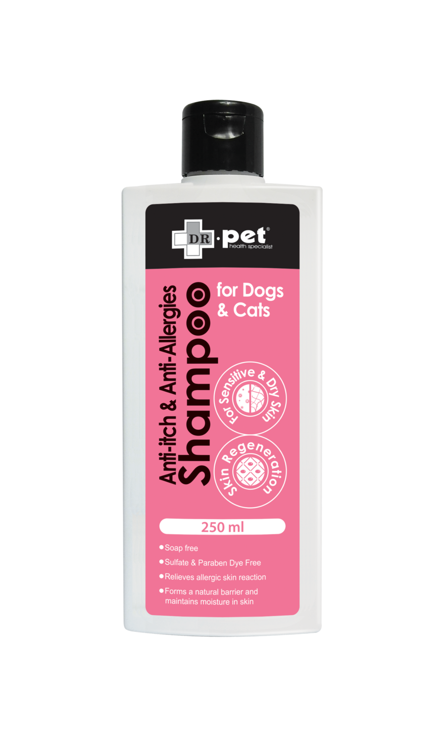 Anti-itch & Anti-Allergies Shampoo (Pink)