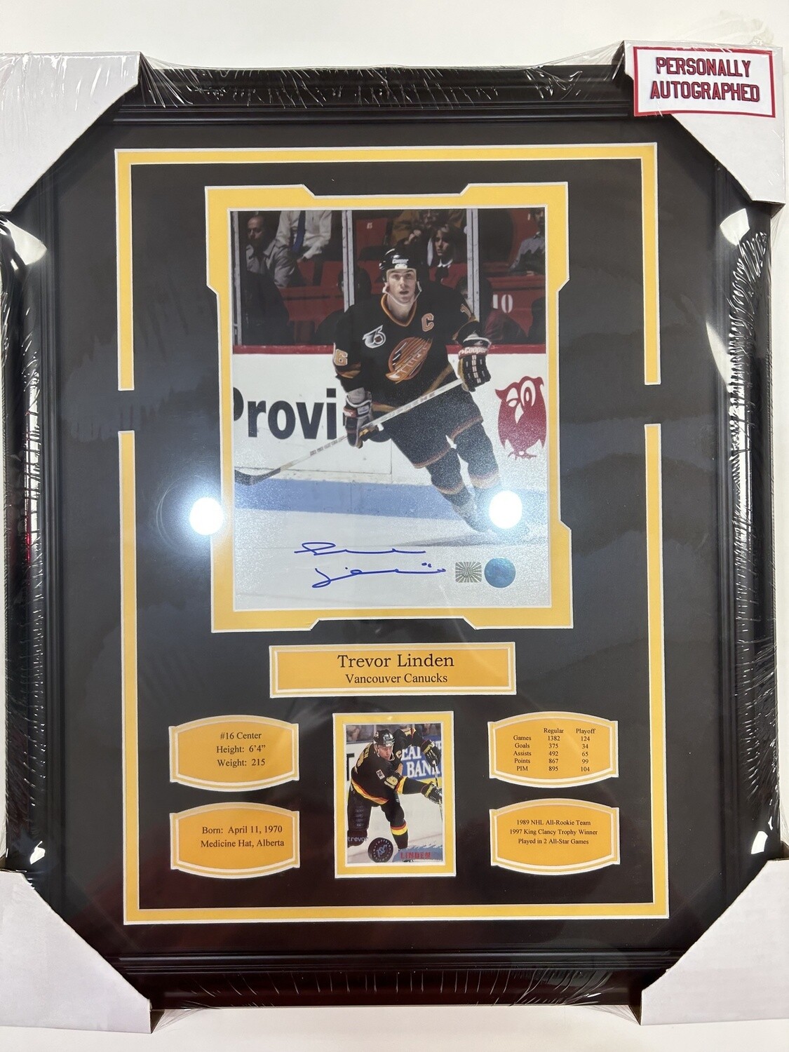 Trevor Linden Autographed Signed 8X10 Vancouver Canucks Photos - Autographs
