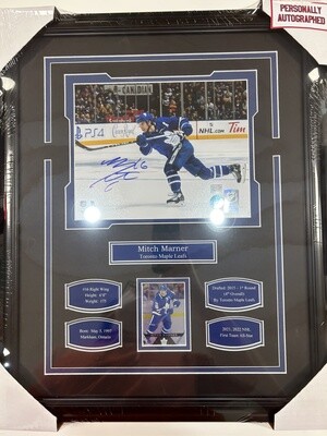 MITCH MARNER - AUTOGRAPHED TORONTO MAPLE LEAFS 16X20 FRAME