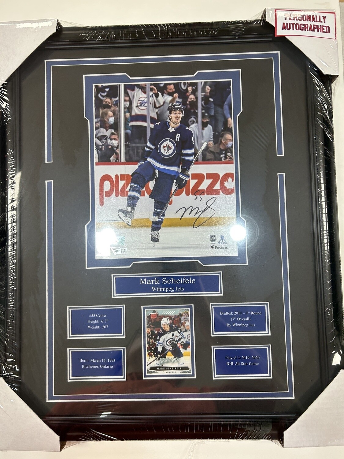 MARK SCHEIFELE - AUTOGRAPHED WINNIPEG JETS 16X20 FRAME