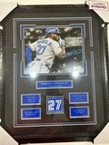 VLADIMIR GUERRERO JR - AUTOGRAPHED TORONTO BLUE JAYS 16X20 FRAME