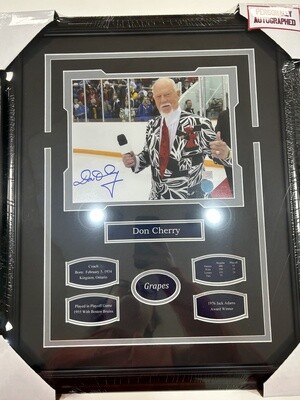 DON CHERRY - AUTOGRAPHED 16X20 FRAME