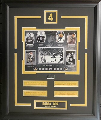 BOBBY ORR - LIMITED EDITION 16X20 FRAME #/100 BOSTON BRUINS