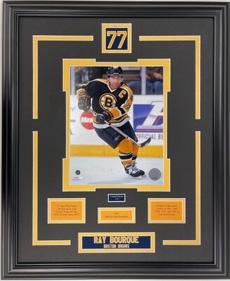 RAY BOURQUE - LIMITED EDITION 16X20 FRAME #/5 BOSTON BRUINS