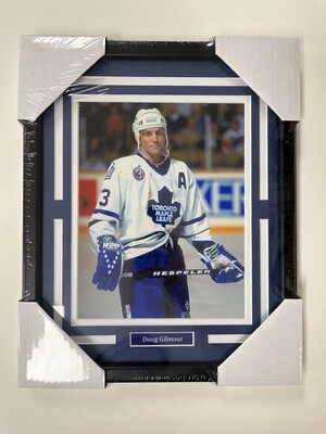 DOUG GILMOUR - TORONTO MAPLE LEAFS 11X14 FRAME