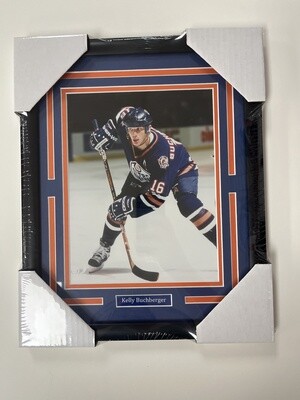 KELLY BUCHBERGER - EDMONTON OILERS 11X14 FRAME