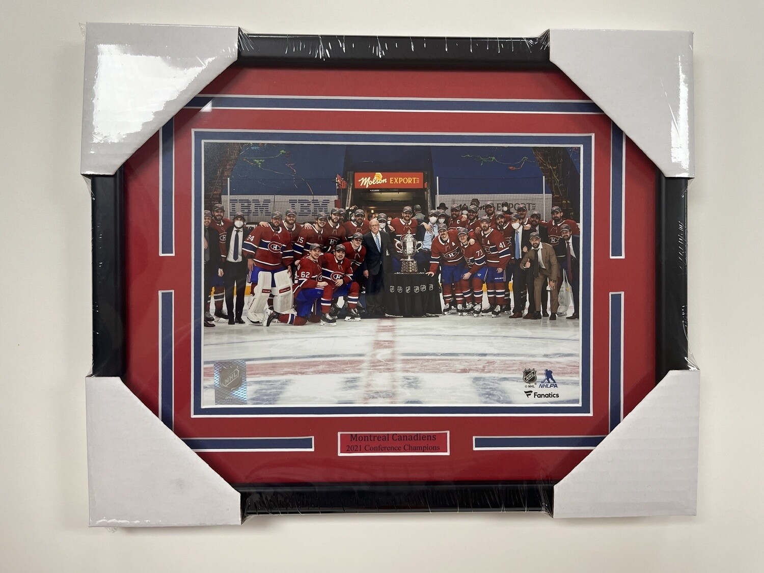 2021 CONFERENCE CHAMPIONS - MONTREAL CANADIENS 11X14 FRAME