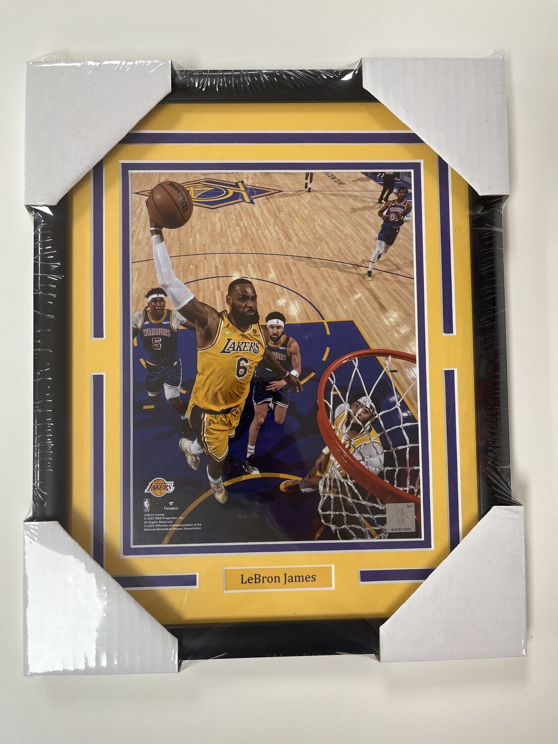 LEBRON JAMES - LOS ANGELES LAKERS 11X14 FRAME