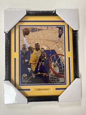 LEBRON JAMES - LOS ANGELES LAKERS 11X14 FRAME
