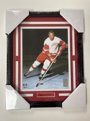 GORDIE HOWE - DETROIT RED WINGS 11X14 FRAME