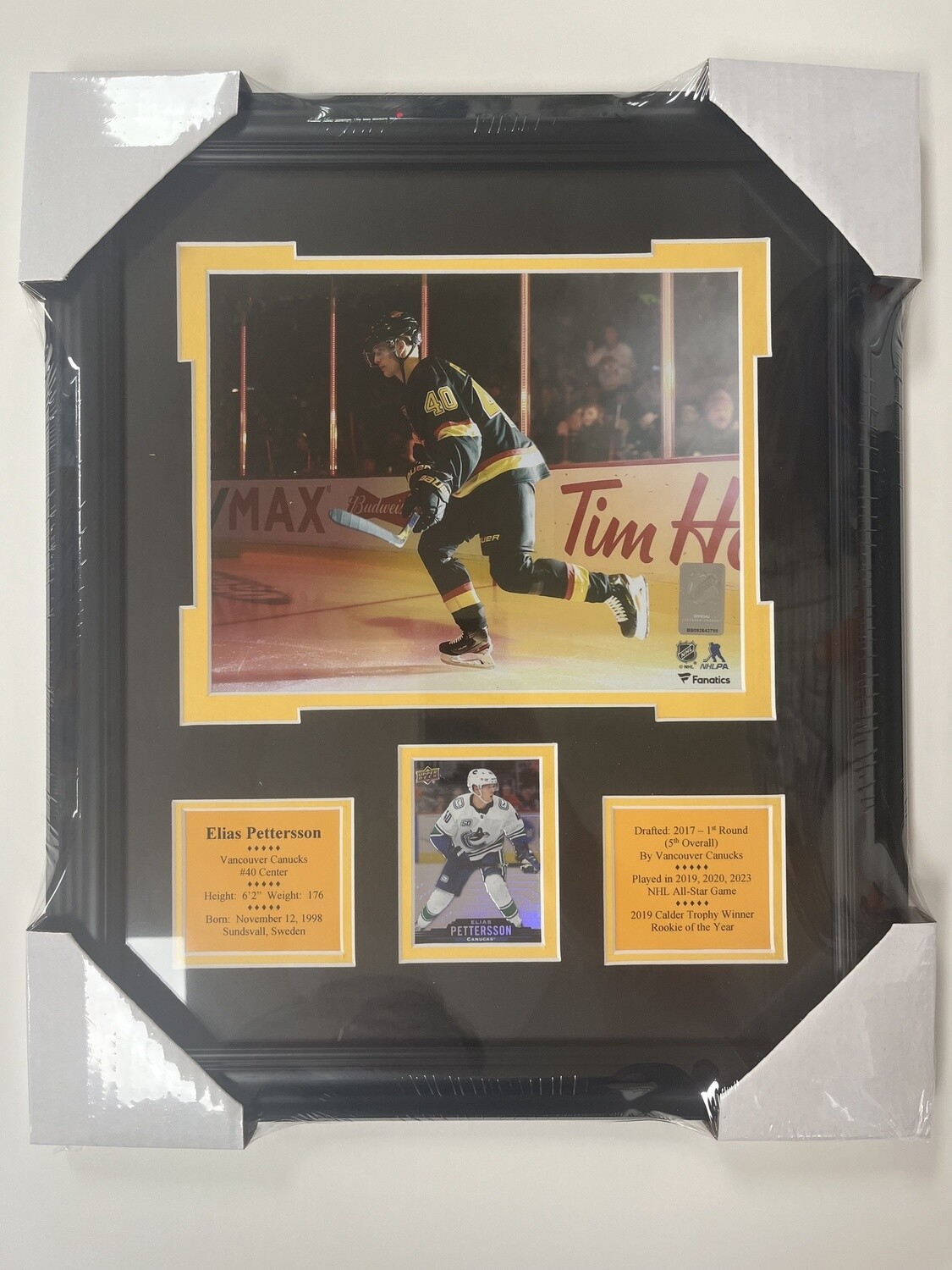 ELIAS PETTERSSON - VANCOUVER CANUCKS 13X16 FRAME