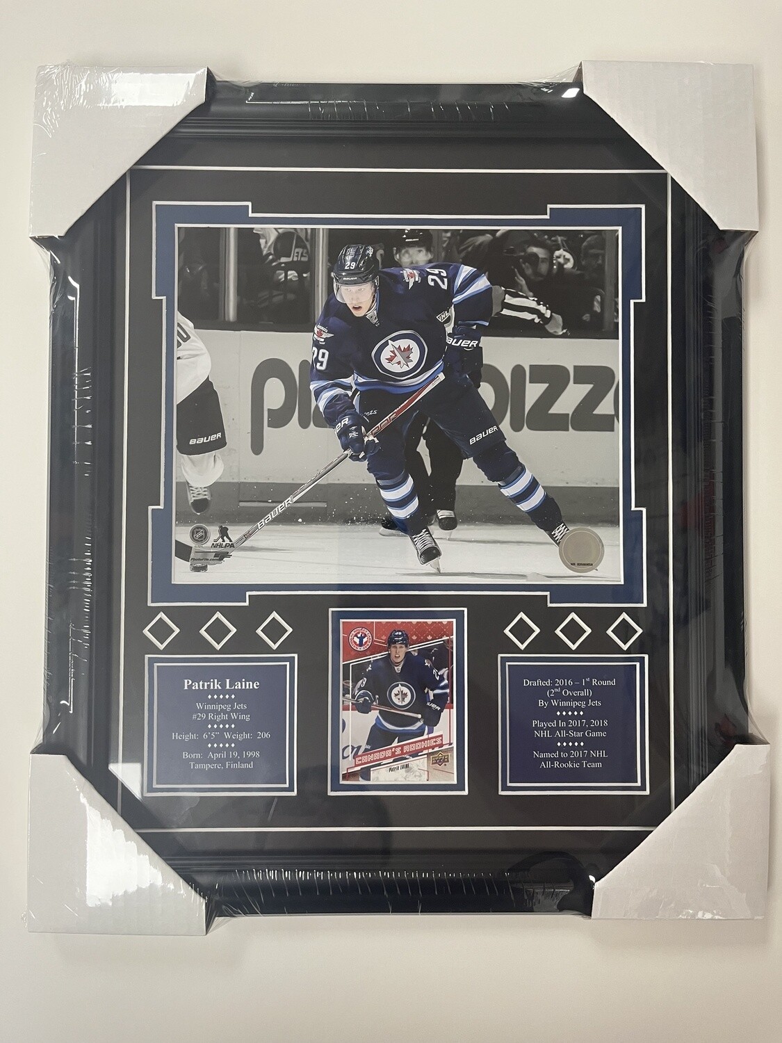 PATRIK LAINE - WINNIPEG JETS 13X16 FRAME