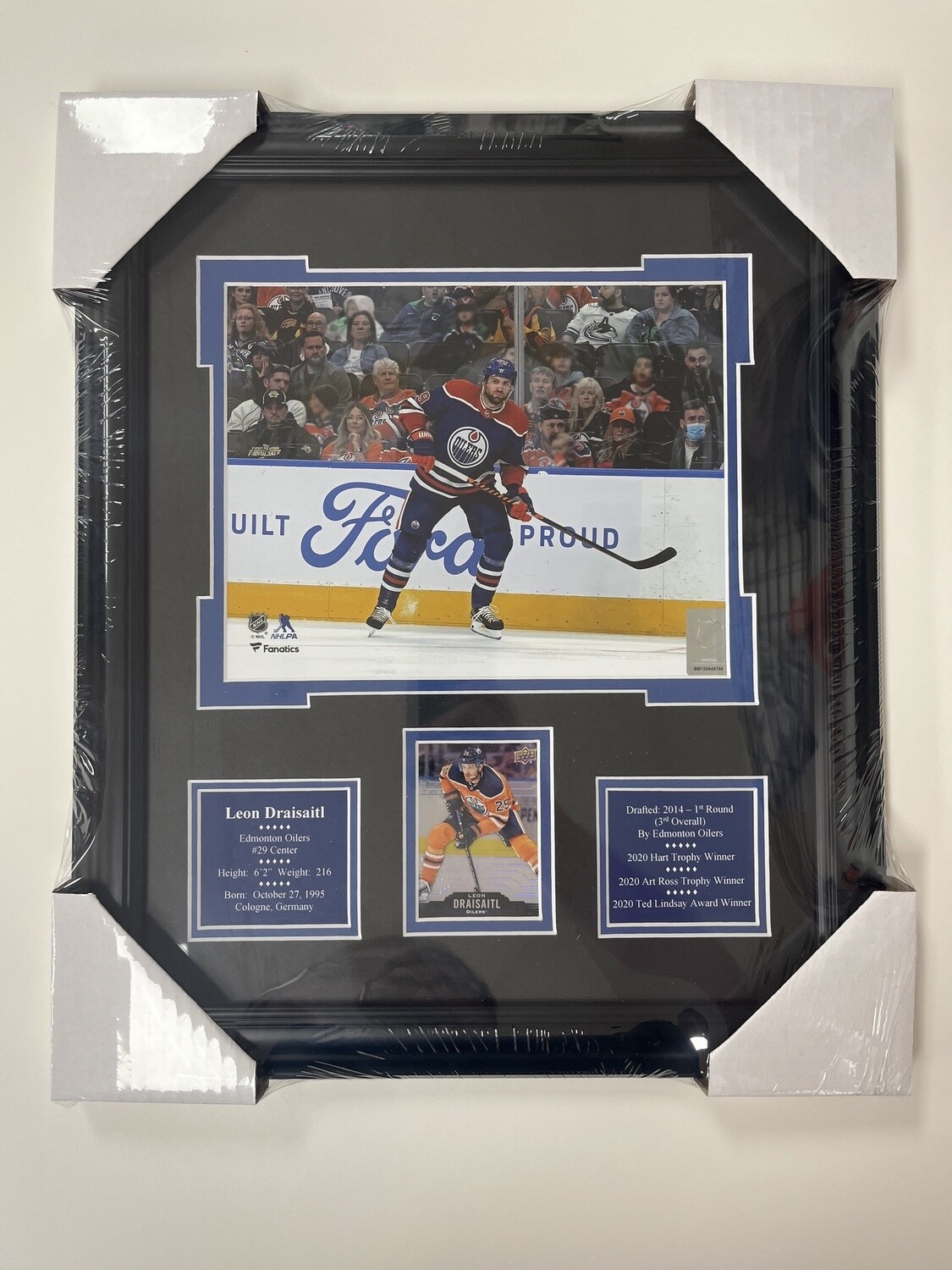 LEON DRAISAITL - EDMONTON OILERS 13X16 FRAME