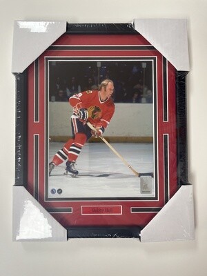 BOBBY HULL - CHICAGO BLACKHAWKS 11X14 FRAME