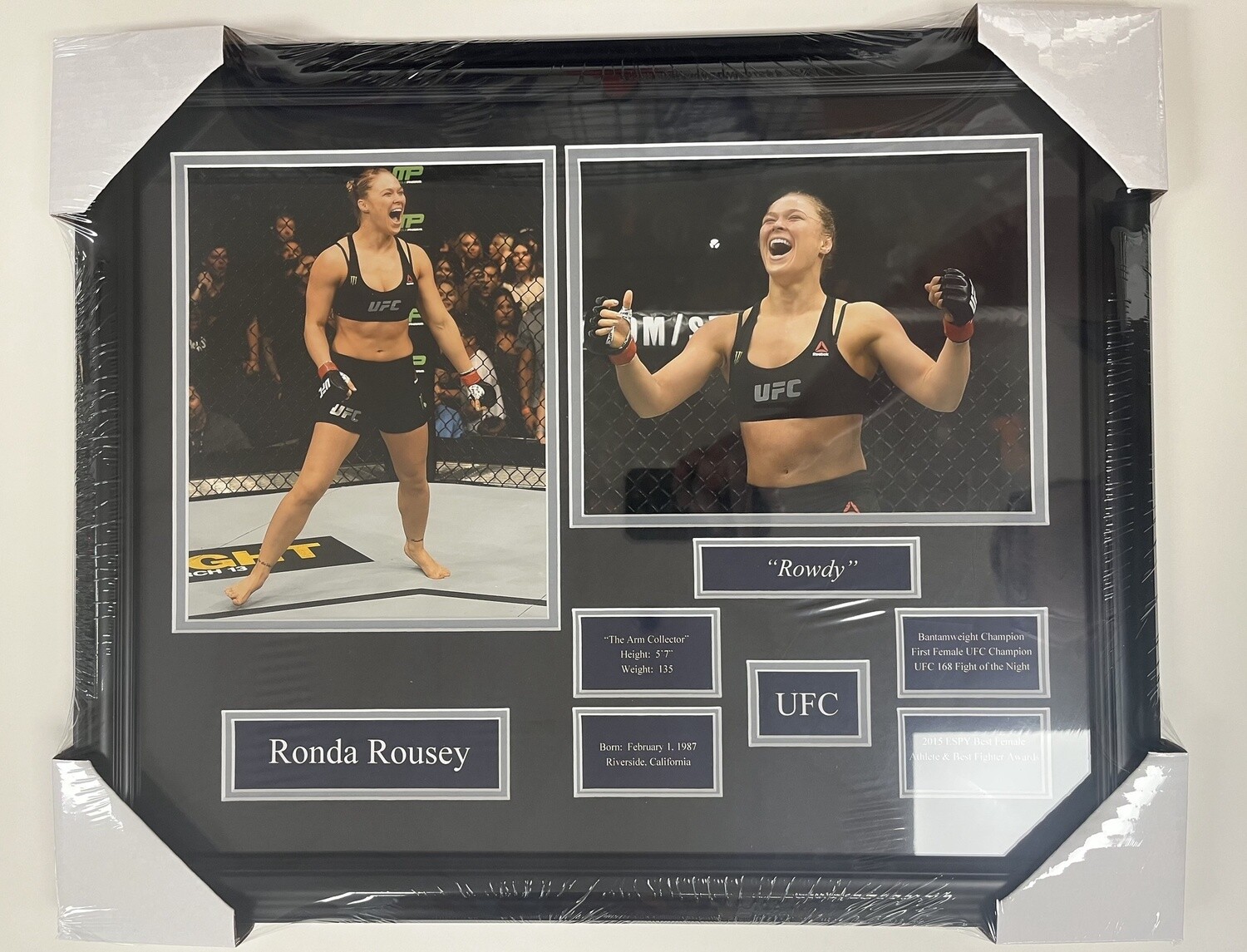 RONDA ROUSEY - UFC 2 PHOTO 16X20 FRAME