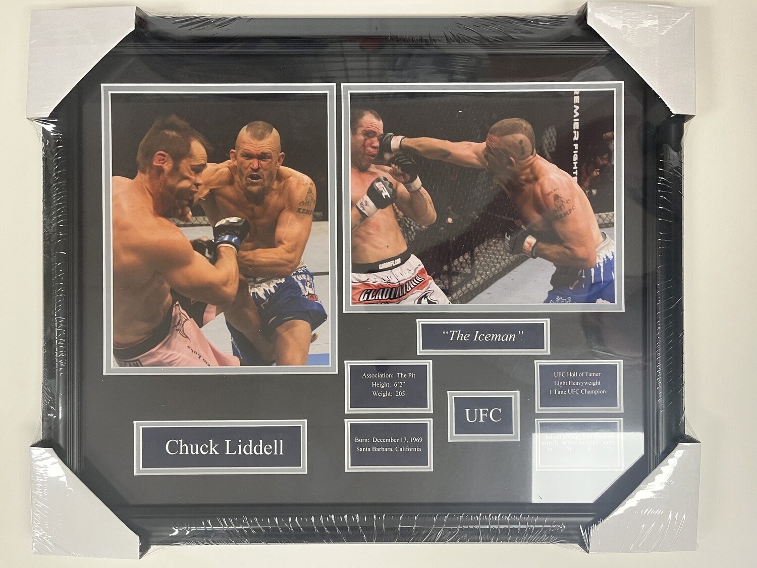CHUCK LIDDELL - UFC 2 PHOTO 16X20 FRAME