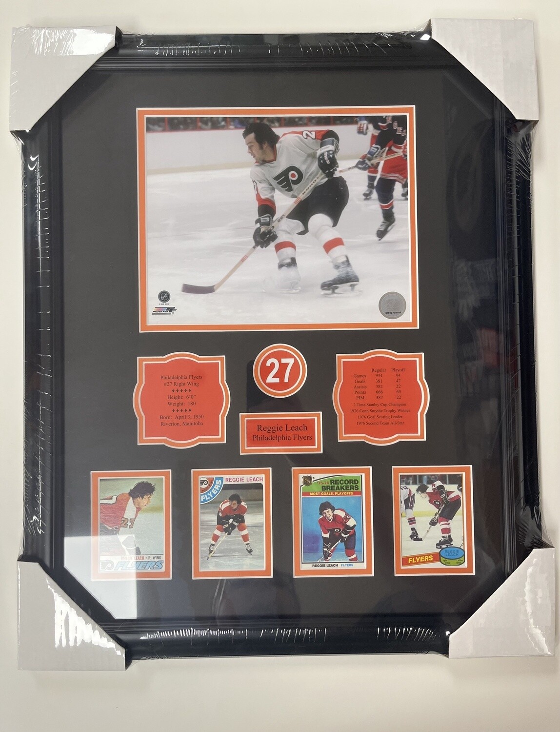 REGGIE LEACH - PHILADELPHIA FLYERS 16X20 FRAME