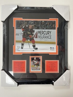 TREVOR ZEGRAS - ANAHEIM DUCKS 13X16 FRAME