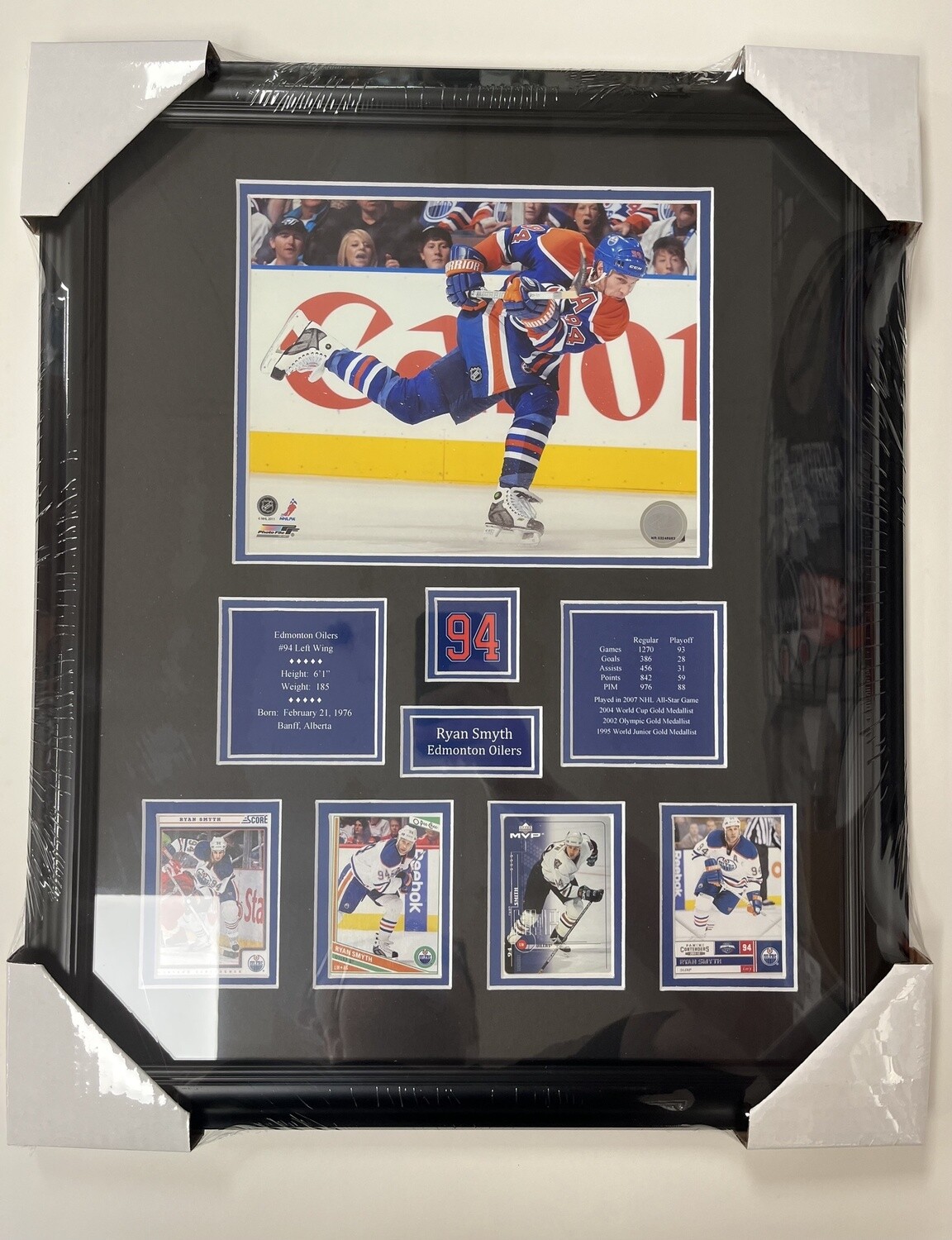 RYAN SMYTH - EDMONTON OILERS 16X20 FRAME