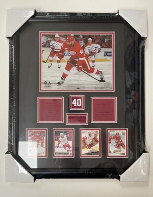 HENRIK ZETTERBERG - DETROIT RED WINGS 16X20 FRAME