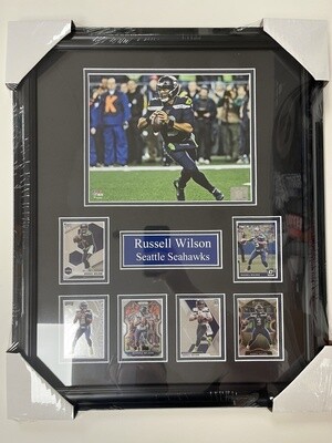 RUSSELL WILSON - SEATTLE SEAHAWKS 16X20 FRAME
