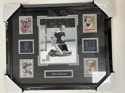 GERRY CHEEVERS - BOSTON BRUINS 16X20 FRAME