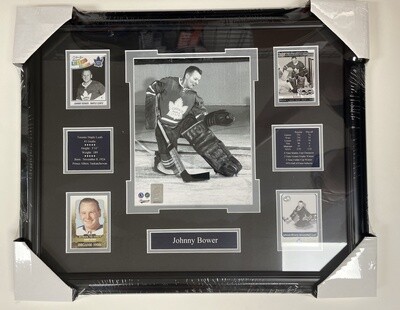 JOHNNY BOWER - TORONTO MAPLE LEAFS - 16X20 FRAME