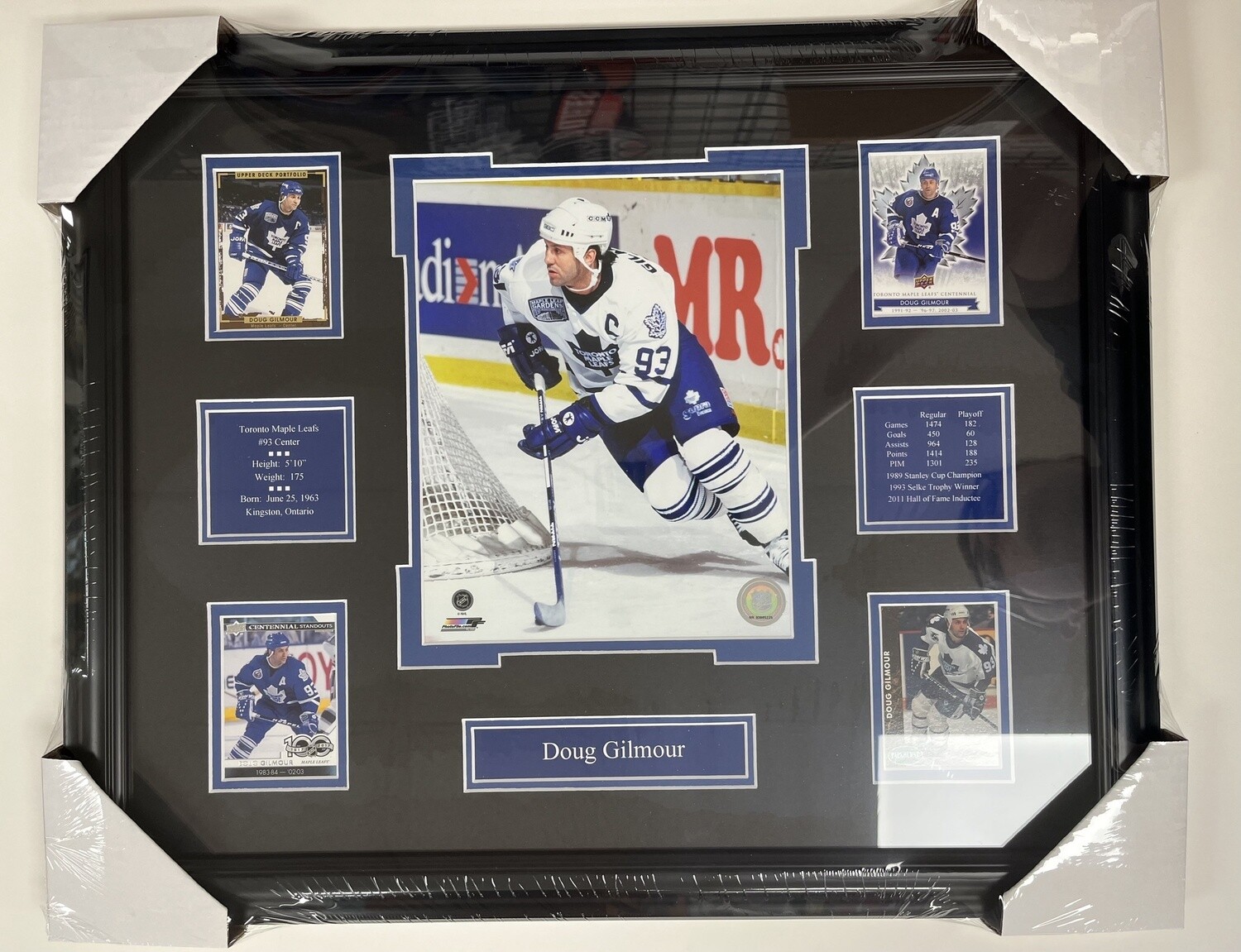 DOUG GILMOUR - TORONTO MAPLE LEAFS 16X20 FRAME