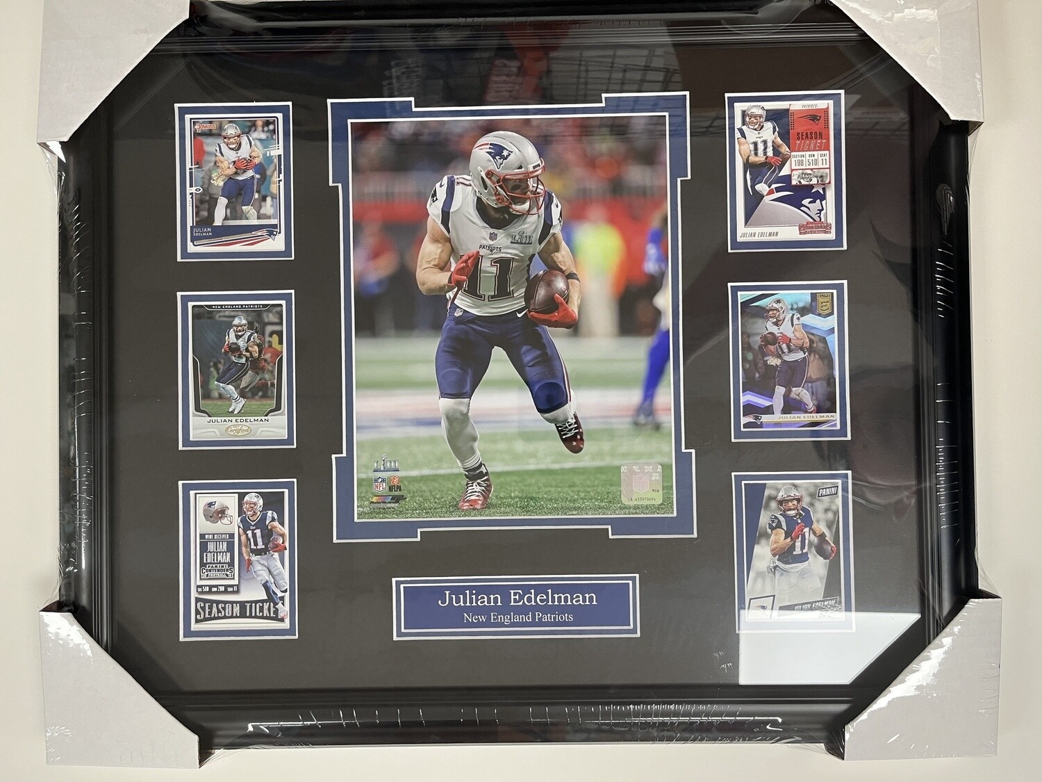 JULIAN EDELMAN - NEW ENGLAND PATRIOTS 16X20 FRAME