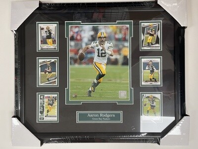 AARON RODGERS - GREEN BAY PACKERS 16X20 FRAME