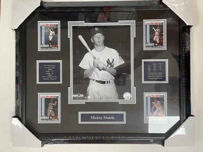 MICKEY MANTLE - NEW YORK YANKEES 16X20 FRAME