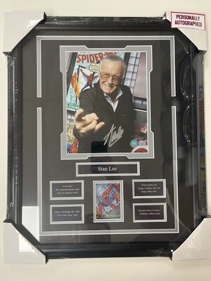 STAN LEE - AUTOGRAPHED CELEBRITY 16X20 FRAME