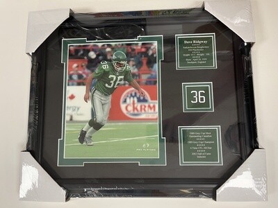DAVE RIDGWAY - SASKATCHEWAN ROUGHRIDERS 13X16 FRAME