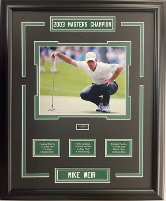 MIKE WEIR - LIMITED EDITION 16X20 FRAME #/20 GOLF