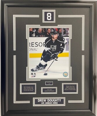 DREW DOUGHTY - LIMITED EDITION 16X20 FRAME #/5 LOS ANGELES KINGS