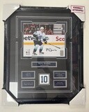 MATTY BENIERS - AUTOGRAPHED SEATTLE KRAKEN 16X20 FRAME