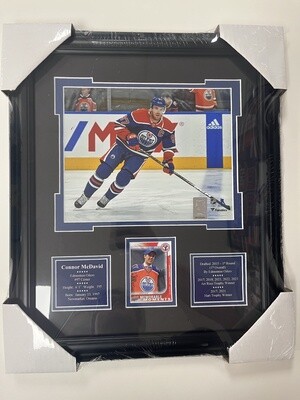 CONNOR MCDAVID - EDMONTON OILERS 13X16 FRAME