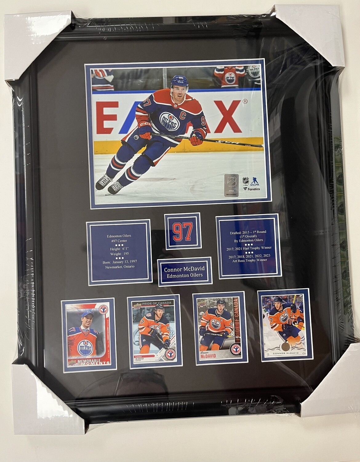 CONNOR MCDAVID - EDMONTON OILERS 16X20 FRAME