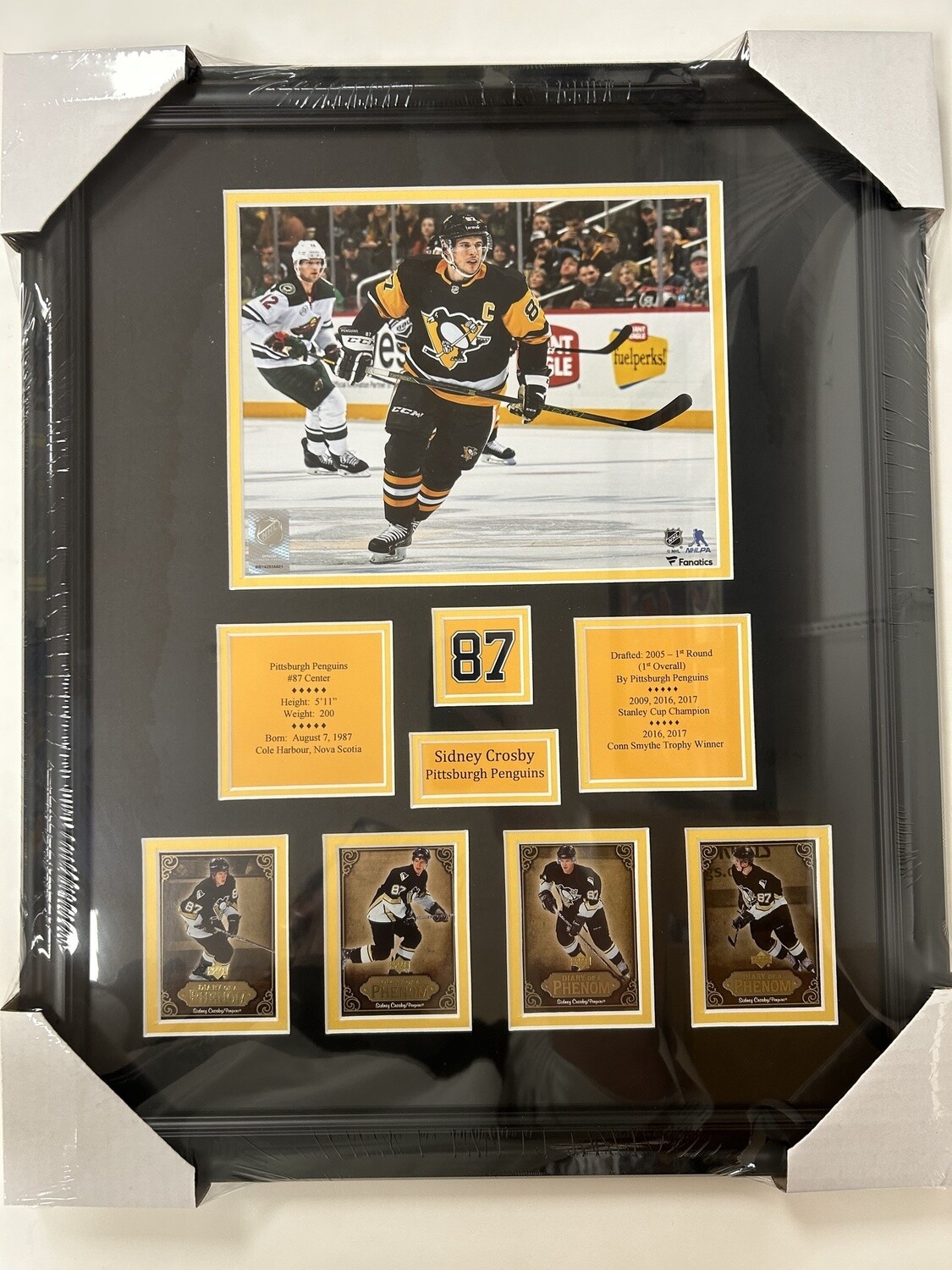 SIDNEY CROSBY 8X10 PHOTO 16X20 FRAME - PITTSBURGH PENGUINS