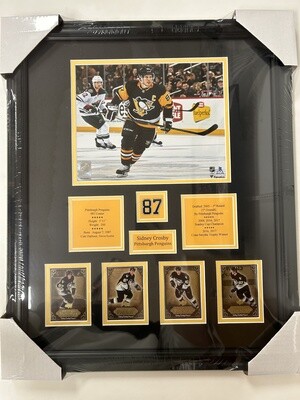 SIDNEY CROSBY 8X10 PHOTO 16X20 FRAME - PITTSBURGH PENGUINS