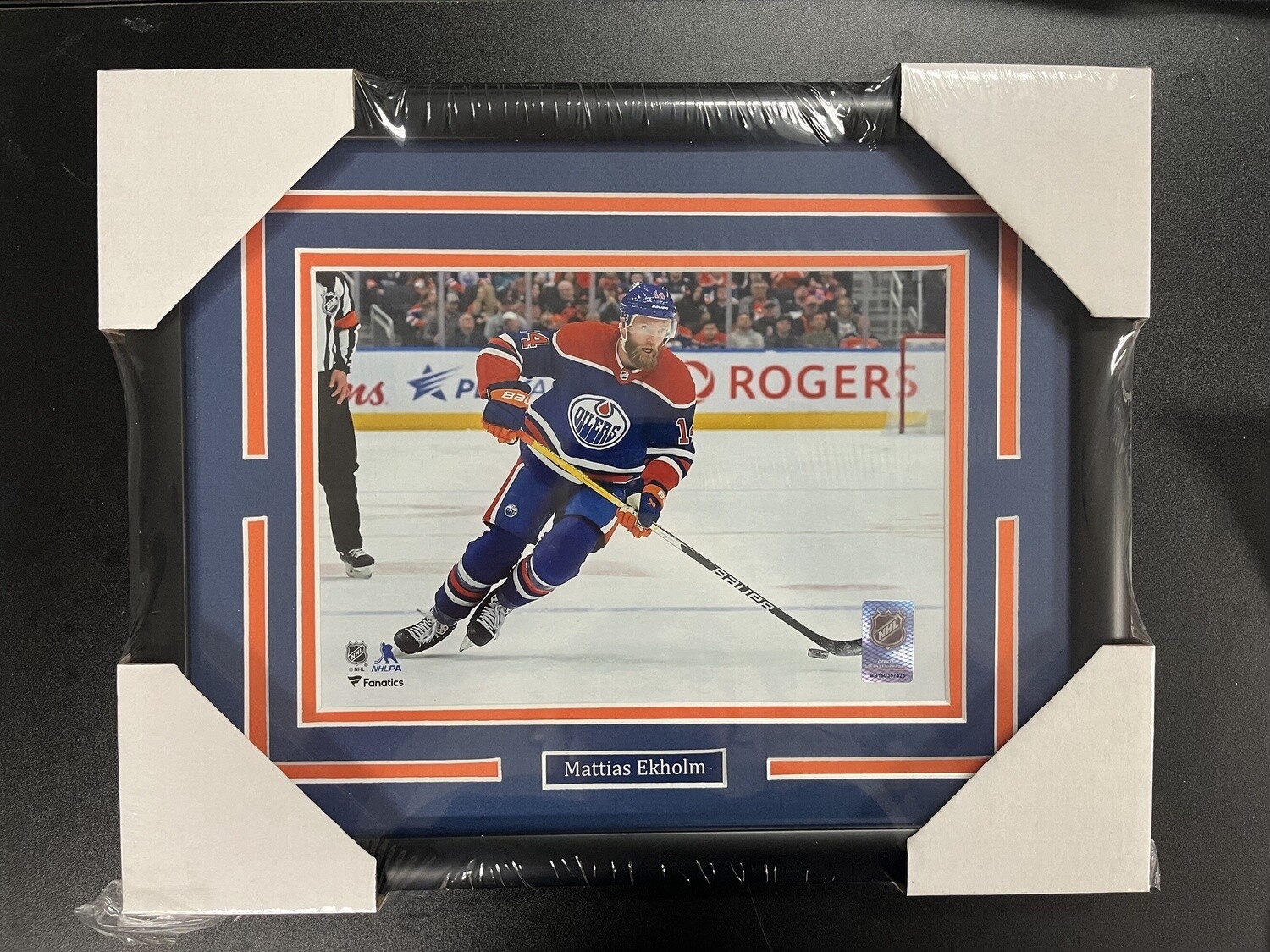 MATTIAS EKHOLM - 11X14 FRAME - EDMONTON OILERS