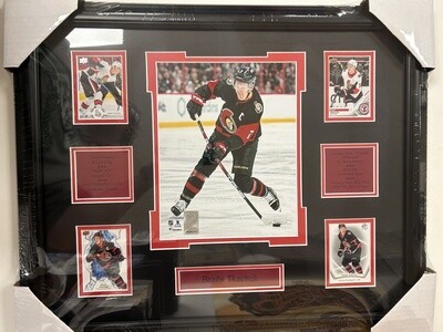 BRADY TKACHUK 8X10 PHOTO 16X20 FRAME - OTTAWA SENATORS
