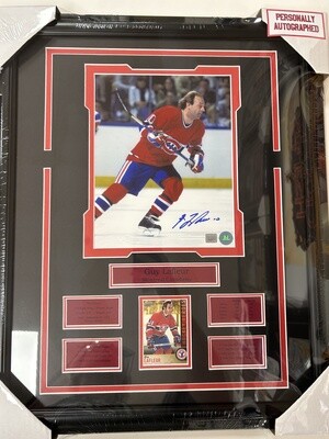 GUY LAFLEUR - AUTOGRAPHED MONTREAL CANADIENS 16X20 FRAME
