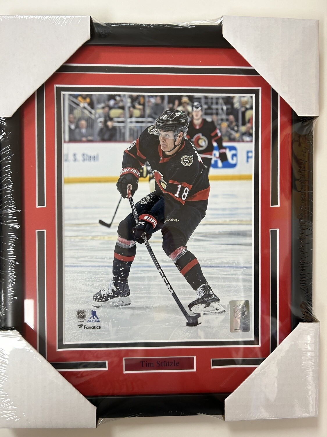 TIM STUTZLE 8X10 PHOTO 11X14 FRAME - OTTAWA SENATORS