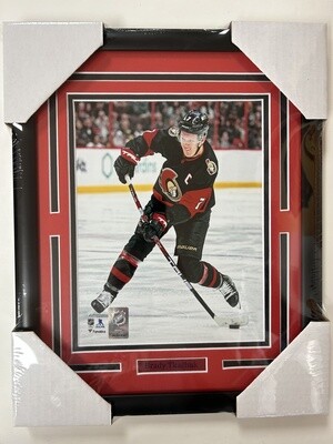 BRADY TKACHUK 8X10 PHOTO 11X14 FRAME - OTTAWA SENATORS