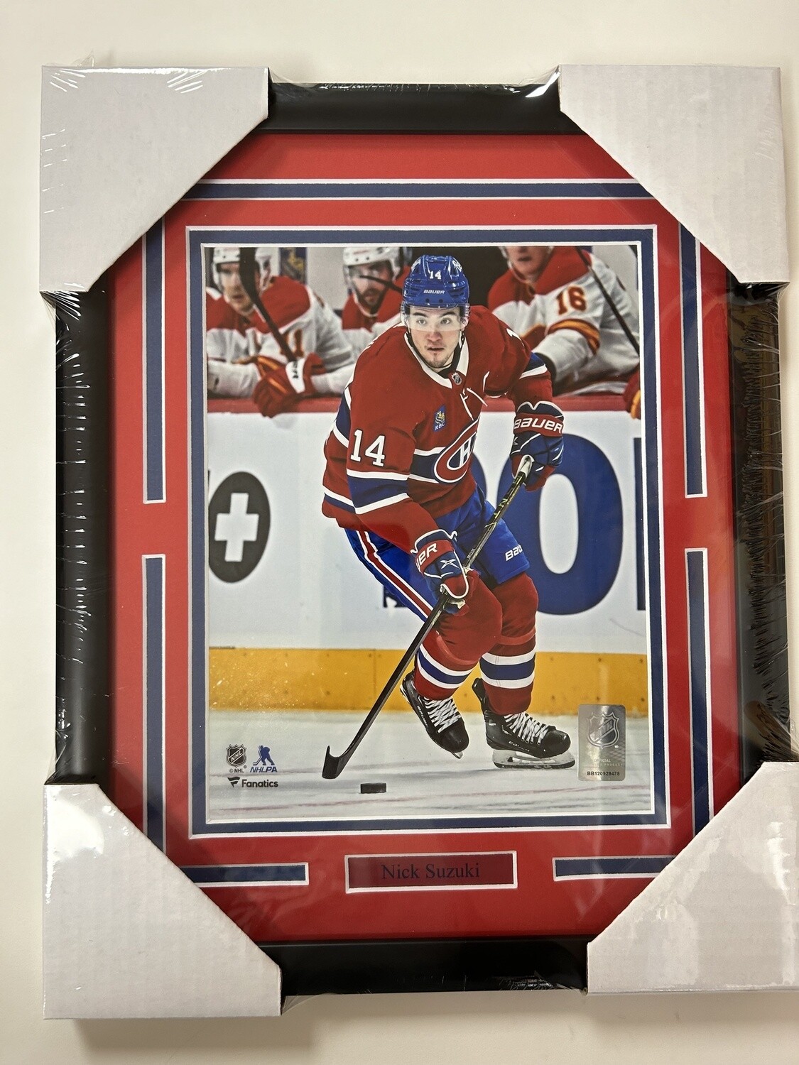 NICK SUZUKI 8X10 PHOTO 11X14 FRAME - MONTREAL CANADIENS